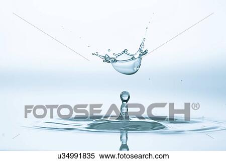 Water drop impact. View Large Photo Image Stock Photography - Water drop impact.. Fotosearch