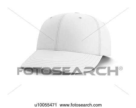 White empty baseball cap isolated on white background. 3D illustration. View Large Photo Image Stock Image - White empty baseball cap isolated on white background. 3D illustration.. Fotosearch