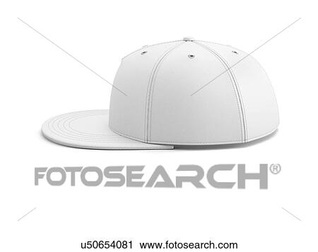 White empty baseball cap or snapback isolated on white background. Side view. 3D illustration. View Large Photo Image Stock Image - White empty baseball cap or snapback isolated on white background. Side view. 3D illustration.. Fotosearch