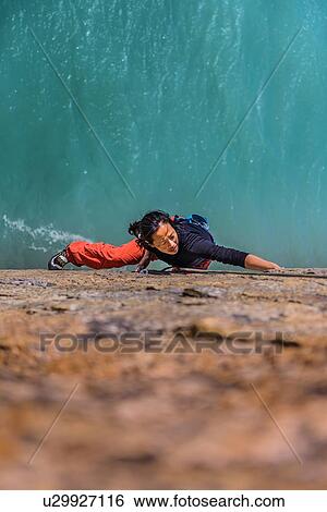 Woman rock climbing, Squamish, Canada View Large Photo Image Stock Photograph - Woman rock climbing, Squamish, Canada. Fotosearch