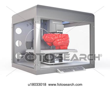 3d rendered illustration of a 3d printer printing a brain. View Large Photo Image Stock Photo - 3d rendered illustration of a 3d printer printing a brain.. Fotosearch