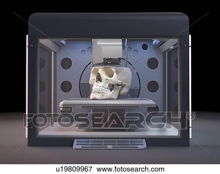 3d rendered illustration of a 3d printer printing a skull. View Large Photo Image Stock Photo - 3d rendered illustration of a 3d printer printing a skull.. Fotosearch
