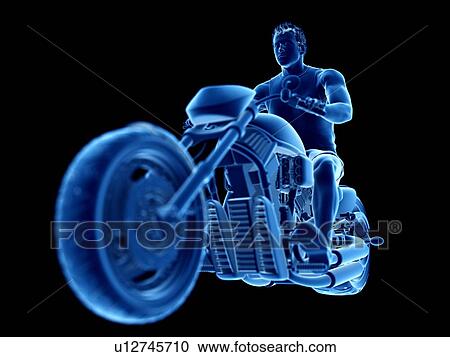 Stock Image - 3d rendered illustration of a biker.. Fotosearch