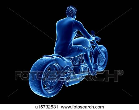 Stock Image - 3d rendered illustration of a biker.. Fotosearch