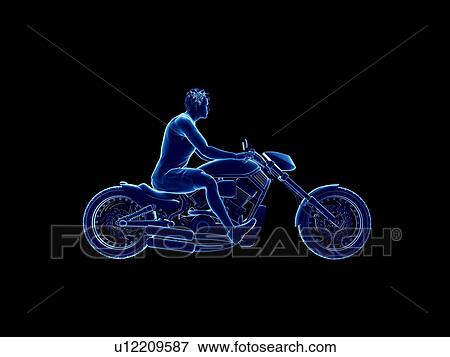 Stock Photo - 3d rendered illustration of a biker.. Fotosearch