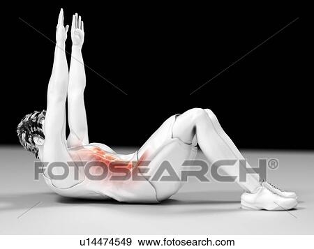 3d rendered illustration of a man doing an abs workout. View Large Photo Image Stock Photo - 3d rendered illustration of a man doing an abs workout.. Fotosearch