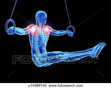 3d rendered illustration of an athlete's painful shoulders. View Large Photo Image Stock Image - 3d rendered illustration of an athlete's painful shoulders.. Fotosearch