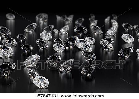 Big group of diamonds on black background, computer illustration. View Large Photo Image Stock Image - Big group of diamonds on black background, computer illustration.. Fotosearch