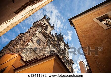 Church of Our Lady before Tn, Old Town Square, Prague, Czech Republic View Large Photo Image Stock Image - Church of Our Lady before Tn, Old Town Square, Prague, Czech Republic. Fotosearch