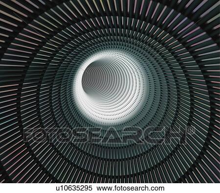 Computer generated image of a circular tunnel. View Large Photo Image Stock Photography - Computer generated image of a circular tunnel.. Fotosearch