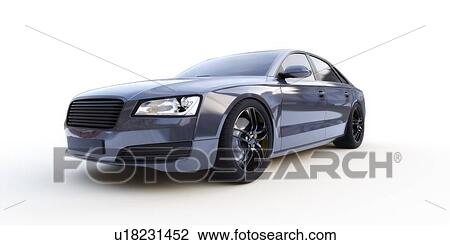 Stock Image - Illustration of a car.. Fotosearch