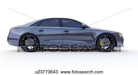 Stock Image - Illustration of a car.. Fotosearch