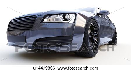 Stock Photograph - Illustration of a car.. Fotosearch