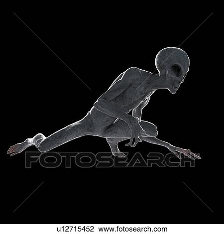 Illustration of a humanoid alien. View Large Photo Image Stock Image - Illustration of a humanoid alien.. Fotosearch
