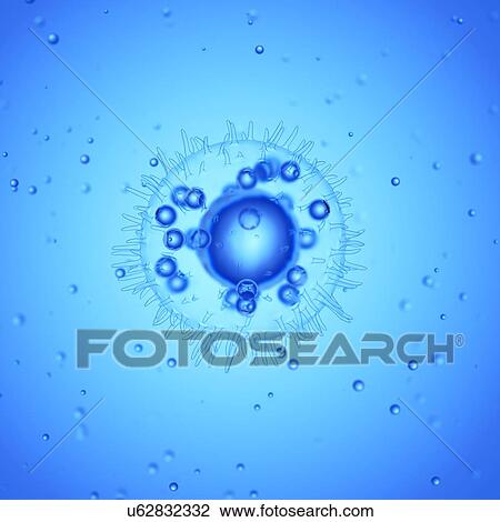 Stock Image - Illustration of a mast cell.. Fotosearch
