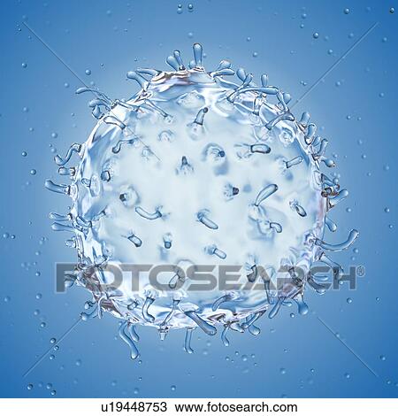 Stock Image - Illustration of a stem cell.. Fotosearch