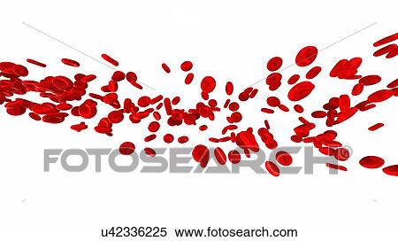 Stock Photography - Illustration of human blood cells.. Fotosearch