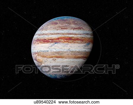 Picture - Illustration of Jupiter.. Fotosearch