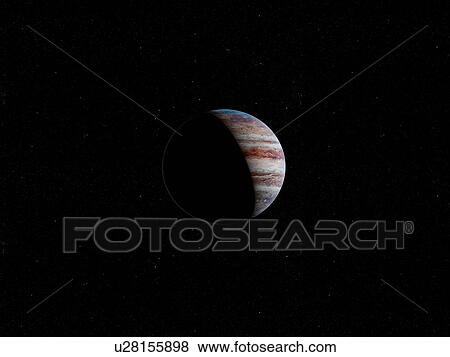 Stock Photo - Illustration of Jupiter.. Fotosearch