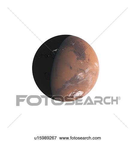 Stock Photo - Illustration of Mars.. Fotosearch