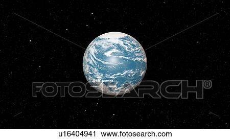 Illustration of the Earth from space. View Large Photo Image Stock Image - Illustration of the Earth from space.. Fotosearch