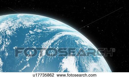 Illustration of the Earth from space. View Large Photo Image Stock Image - Illustration of the Earth from space.. Fotosearch
