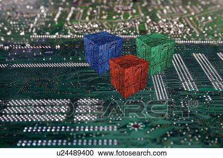 Stock Image - RGB colour, conceptual composite image.. Fotosearch