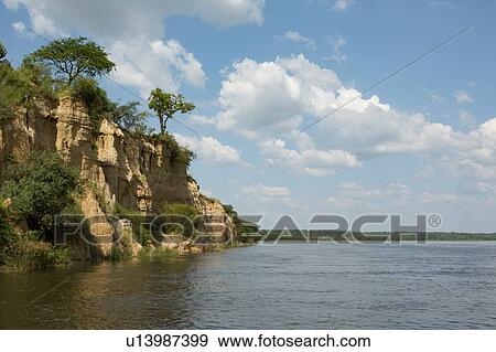 Stock Photo - River Nile, Murchison Falls National Park, Uganda. Fotosearch