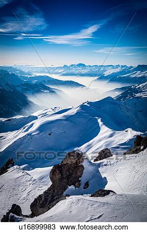 Snow covered Alps, Davos Platz, Graubunden, Switzerland View Large Photo Image Stock Image - Snow covered Alps, Davos Platz, Graubunden, Switzerland. Fotosearch