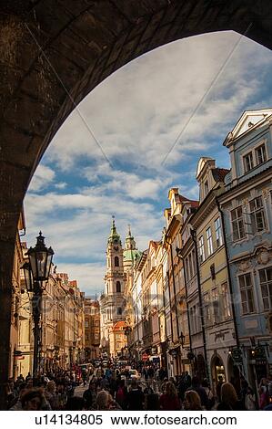 Stock Photography - St. Nicholas Church, Prague, Czech Republic. Fotosearch