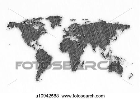 World map chalk board, illustration. View Large Photo Image Stock Photo - World map chalk board, illustration.. Fotosearch