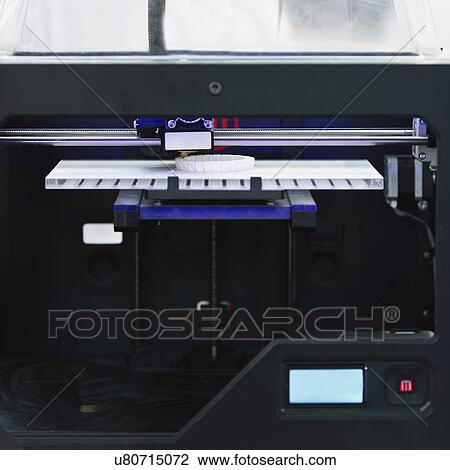 Stock Image - 3d printing. Fotosearch