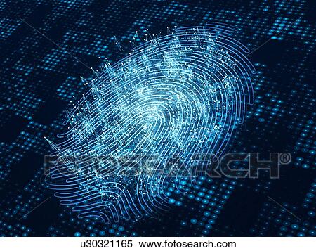 A computer identify and measuring the fingerprint on the digital surface. View Large Photo Image Stock Photography - A computer identify and measuring the fingerprint on the digital surface.. Fotosearch