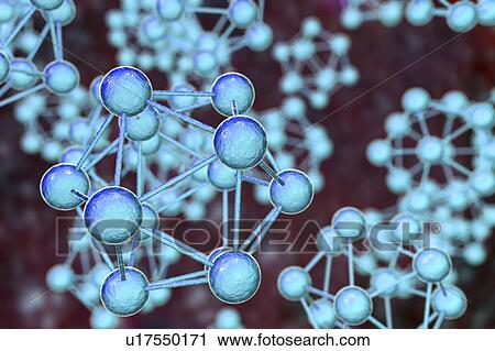 Abstract molecular network, illustration View Large Photo Image Stock Image - Abstract molecular network, illustration. Fotosearch