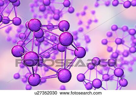 Abstract molecular network, illustration View Large Photo Image Stock Image - Abstract molecular network, illustration. Fotosearch