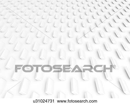 Stock Image - Abstract white geometric, illustration. Fotosearch