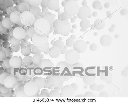 Abstract white spheres, illustration View Large Photo Image Picture - Abstract white spheres, illustration. Fotosearch