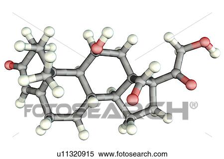 Stock Photography - Aldosterone hormone, molecular model. Fotosearch