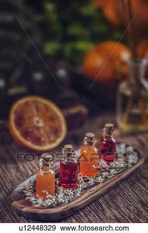 Stock Photo - Aromatherapy oils. Fotosearch