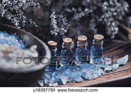 Stock Photo - Aromatherapy oils. Fotosearch