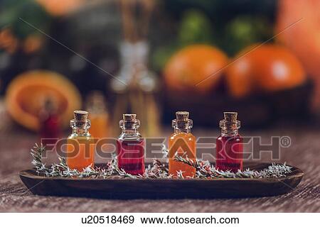 Aromatherapy oils View Large Photo Image Stock Photo - Aromatherapy oils. Fotosearch