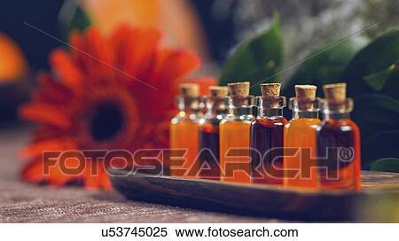 Aromatherapy oils View Large Photo Image Stock Photography - Aromatherapy oils. Fotosearch