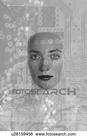 Artificial intelligence and cybernetics, conceptual image. View Large Photo Image Stock Photograph - Artificial intelligence and cybernetics, conceptual image.. Fotosearch