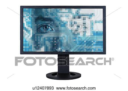 Stock Image - Artificial intelligence offering online virtual assistance.. Fotosearch