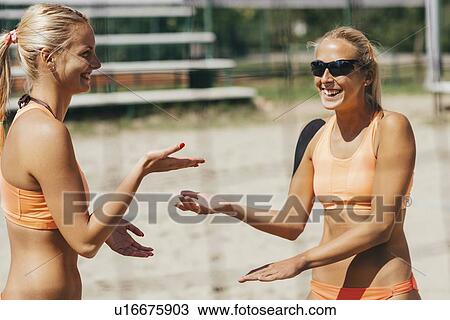 Beach volleyball View Large Photo Image Stock Image - Beach volleyball. Fotosearch