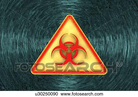 Stock Image - Biohazard sign, illustration. Fotosearch