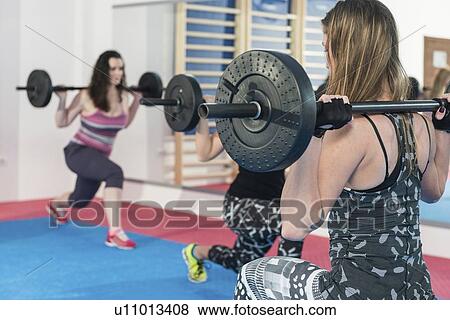 Body pump fitness class View Large Photo Image Stock Photo - Body pump fitness class. Fotosearch