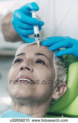 Stock Image - Botox injections. Fotosearch