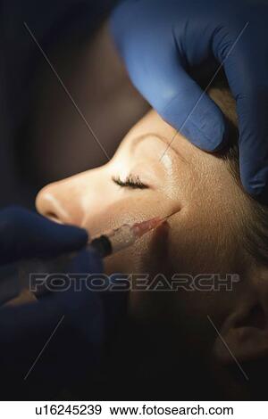Stock Photo - Botox treatment. Fotosearch