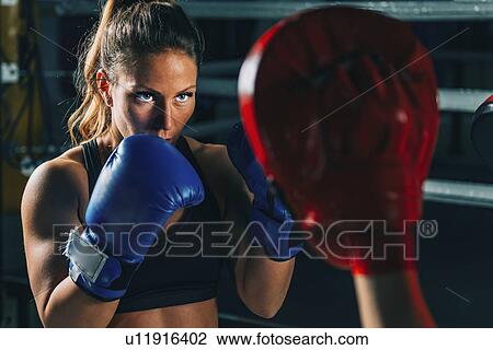 Boxing training View Large Photo Image Stock Image - Boxing training. Fotosearch